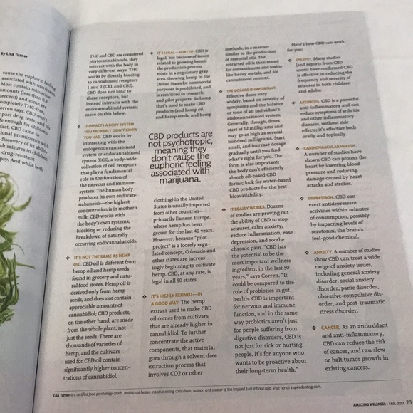 ⚡️FINAL PRICE⚡️ Amazing Wellness Magazine! - Picture 3 of 8